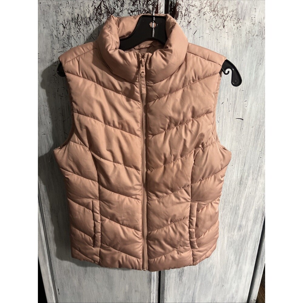 Aeropostale Puffer Vest Medium Blush Pink Winter